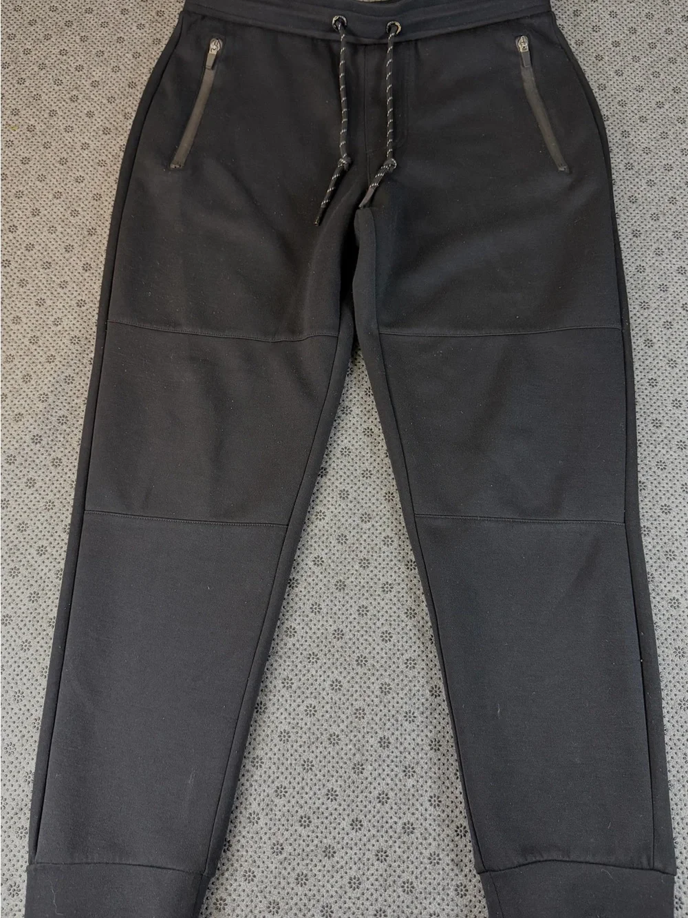 Aeropostale Men's Black Slim Jogger Sweatpants